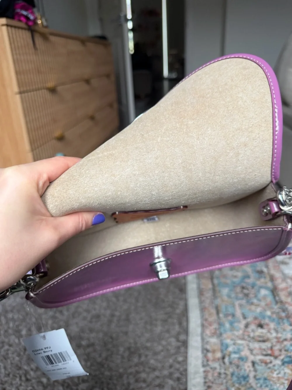 Coachtopia/Coach Wavy Dinky - Lilac Berry - Picture 9 of 11